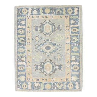Modern Turkish Oushak Rug 2'3" x 3' For Sale