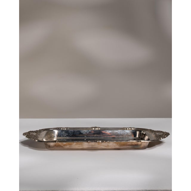 Mid 20th Century France Silver Tray For Sale - Image 4 of 15