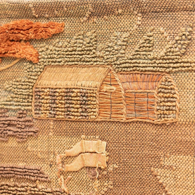 Spanish Hand Knotted Wool Tapestry, 1960s For Sale - Image 6 of 16