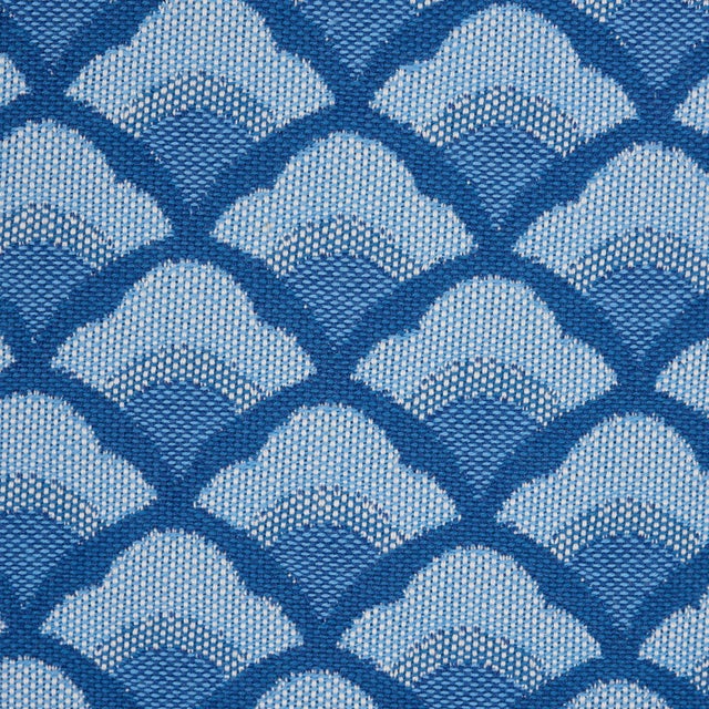 Modern Schumacher Wilhelm 18" Pillow in Blue For Sale - Image 3 of 4