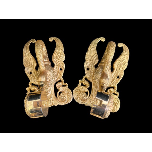 1970s Iconic Sherle Wagner Imperial Swan 24k Gold & Rock Crystal Bathroom Suite For Sale - Image 5 of 8