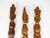 Mid 20th Century Mid 20th Century Vintage Hand Carved Solid Wood Salad Serving Utensils - Set of 3 For Sale - Image 5 of 10