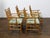 Set of Four Midcentury English Faux Bamboo Armchairs with Thin Cushions For Sale - Image 12 of 12