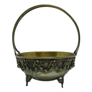 Art Nouveau Austro-Hungarian Sugar Bowl, 1890s For Sale