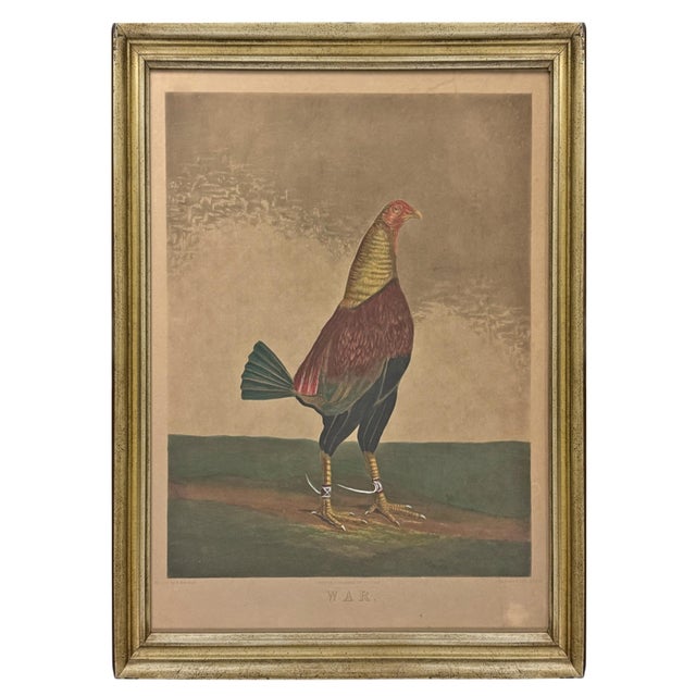 Illustration Framed Pair of 19th Century 'War' and 'Peace' Hand-Tinted Lithographs For Sale - Image 3 of 13