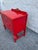 Wood Vintage French Provincial Style Red Painted Buffet Cabinet For Sale - Image 7 of 12
