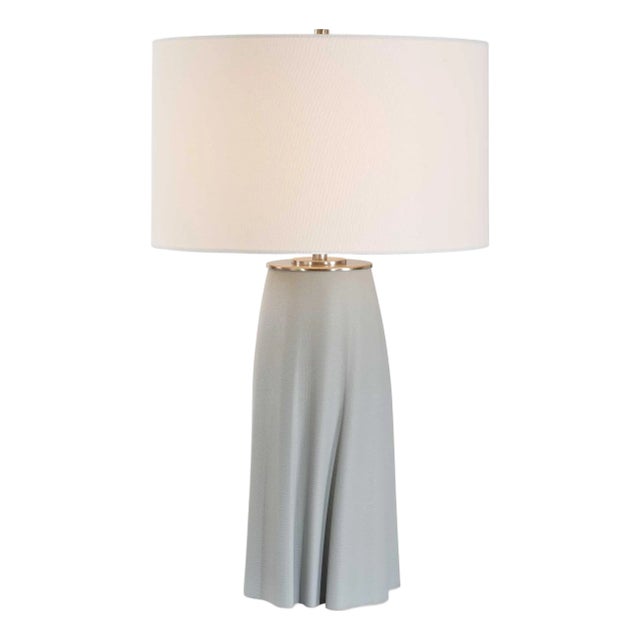 Cover Up Sculpted Table Lamp For Sale