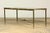 Brass Mid-20th Century French Maison Jansen Style Brass and Green Marble Coffee Table For Sale - Image 8 of 18