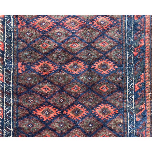 Early 20th Century Persian Baluch Bag Face Rug For Sale - Image 9 of 14