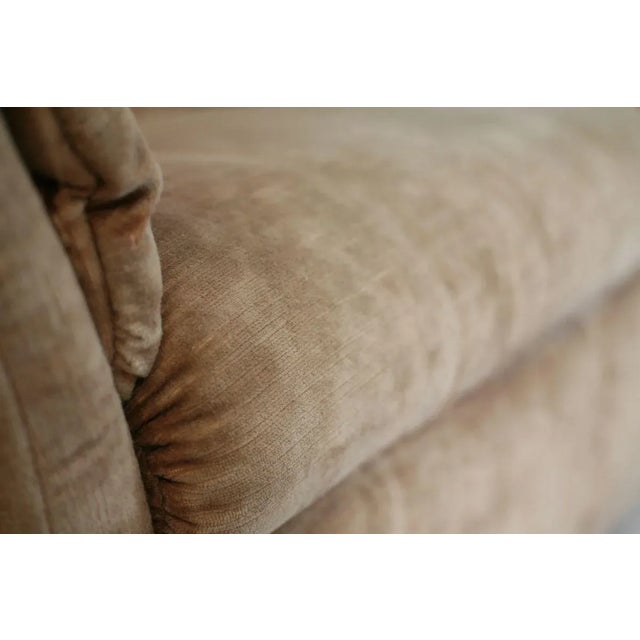 Set of Velvet Caramel Armchairs, 1960s, France For Sale - Image 10 of 18