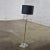 Vintage Mid-Century Modern Art Deco or Hollywood Regency Floor Lamp Lucite and Brass Plate Black Shade For Sale - Image 17 of 17