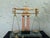 Franklin Mint 150th Anniversary Gold Rush Brass Balance Scale With Marble Base & Weights For Sale In Orlando - Image 6 of 12