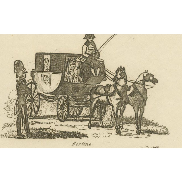 Black Small Carriages, 1820, Paper For Sale - Image 8 of 15