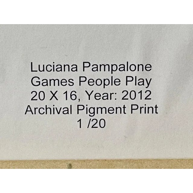 Limited Edition Print "Games People Play" by Luciana Pampalone For Sale - Image 10 of 12