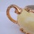 Canary Yellow Tea Set With Pumpkin Vine Handles Set of 3 3 Pieces For Sale - Image 6 of 13