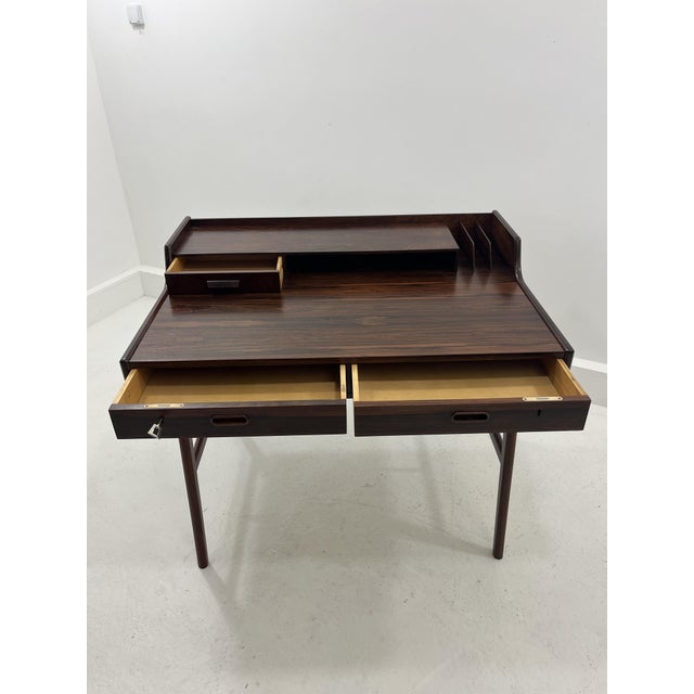 Danish Model 56 Desk in Rosewood by Arne Wahl Iversen for Vinde Mobelfabrik, 1960s For Sale - Image 13 of 18