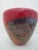 Michael Nourot Red Satin Series Gold Leaf Art Glass Vase Rb 39 91 Mn For Sale In Portland, OR - Image 6 of 15