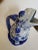 Chinese Modern Chinese Blue and White Frog Form Ceramic Bar Pitcher For Sale - Image 3 of 5