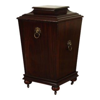 Antique 19th Century Regency Style Mahogany Cellarette For Sale