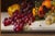 German Realist Still-Life Painting of Fruits and Wine by Gottfried Schultz For Sale - Image 6 of 12