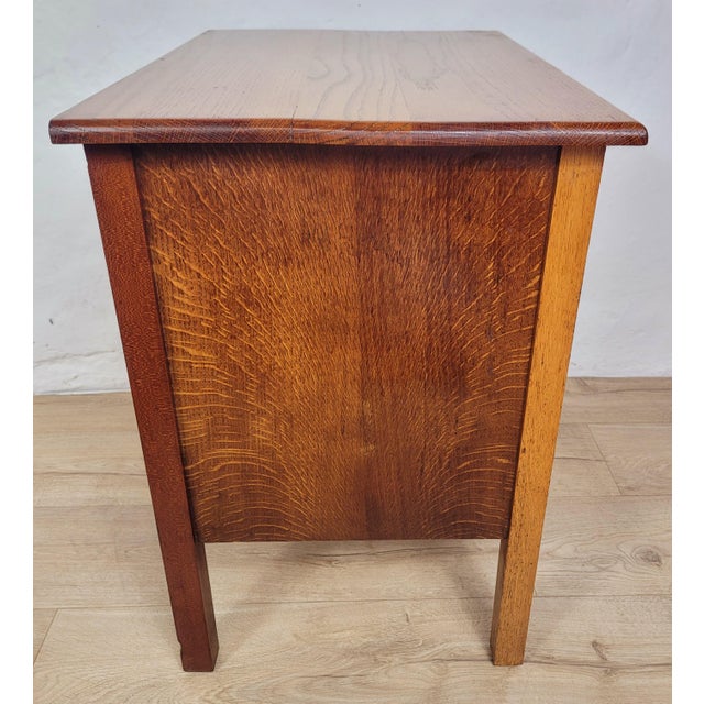 Vintage Chest of Drawers with Oak Country Ring Handles, 1980 For Sale - Image 9 of 14