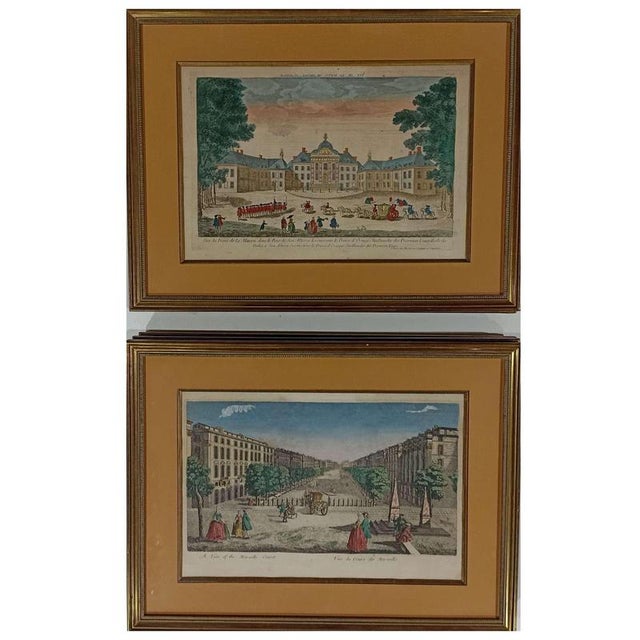 French Landscapes, 19th Century, Engravings, Set of 2 For Sale - Image 6 of 6