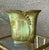 Circa 1949 Frankoma Pottery "Modelled Wheat" Vase Style 74 in Prairie Green For Sale - Image 15 of 18
