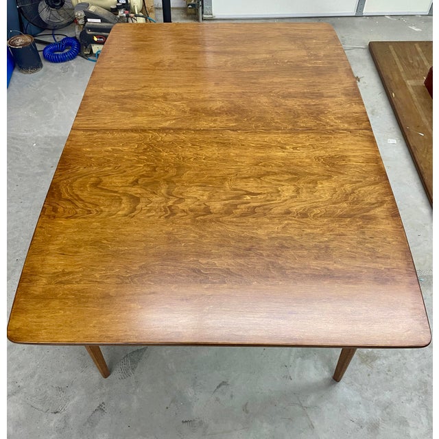 1960s 1960s Kroehler Dining Table & 6 Chairs - Fully Refinished For Sale - Image 5 of 10