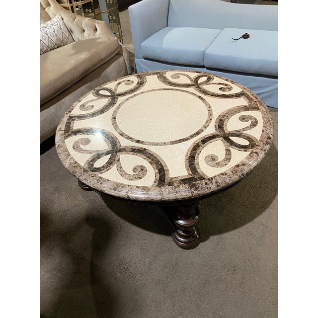 Thomasville Hills of Tuscany Collection Round Coffee Table Chairish