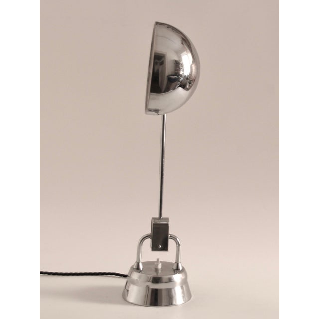 Metal Model 600 Chrome Lamp by Charlotte Perriand for Jumo, 1940s For Sale - Image 7 of 16