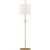 Transitional Visual Comfort Signature Cranston Buffet Lamp in Gilded Iron with Linen Shade For Sale - Image 3 of 3