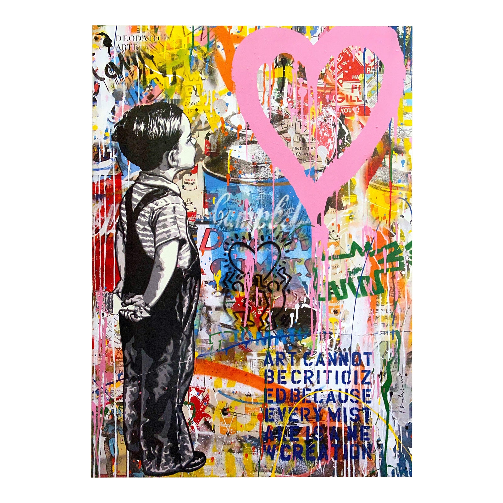 Mr. Brainwash サイン入り ポスター mr-brainwash-all-my-love-rare-