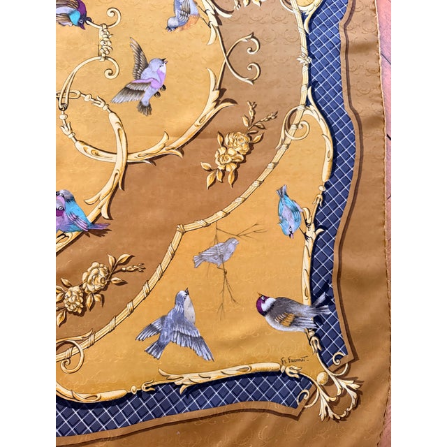 Hermès "La Clé des Champs" (1977) A delightful scarf that celebrates nature. At the center, a medallion featuring a...