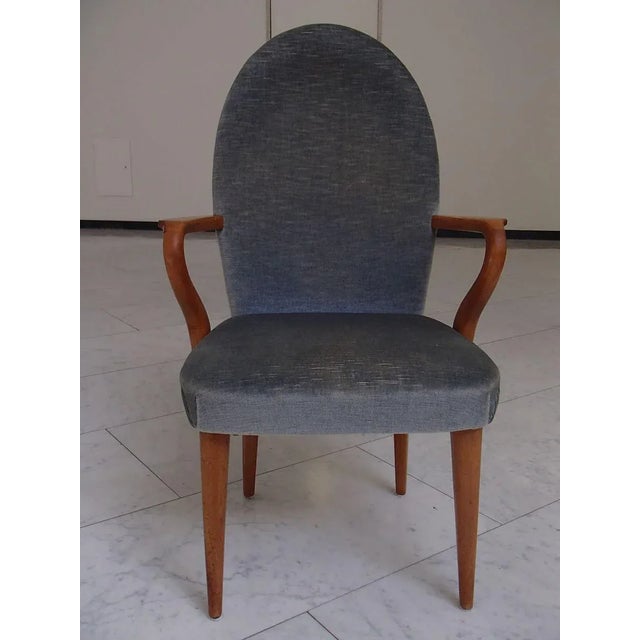 Wood Mid-Century Modern Birch Armchair, 1950s For Sale - Image 7 of 9