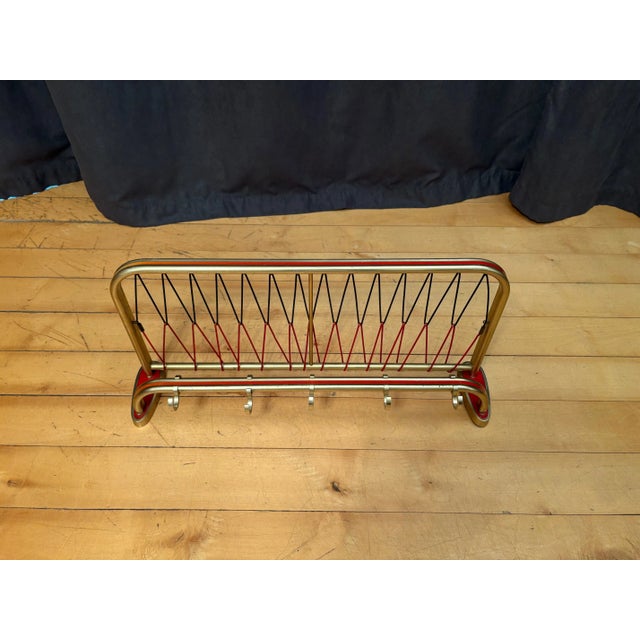 Mid-Century Modern Rockabilly Coat Hanger, 1960s For Sale - Image 3 of 16