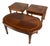 Mid 20th Century Matching Parquetry Inlaid 3-Piece Occasional Table Set For Sale
