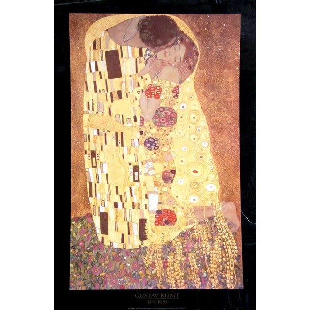 Art Nouveau The Kiss, Gustav Klimt Poster For Sale - Image 3 of 3