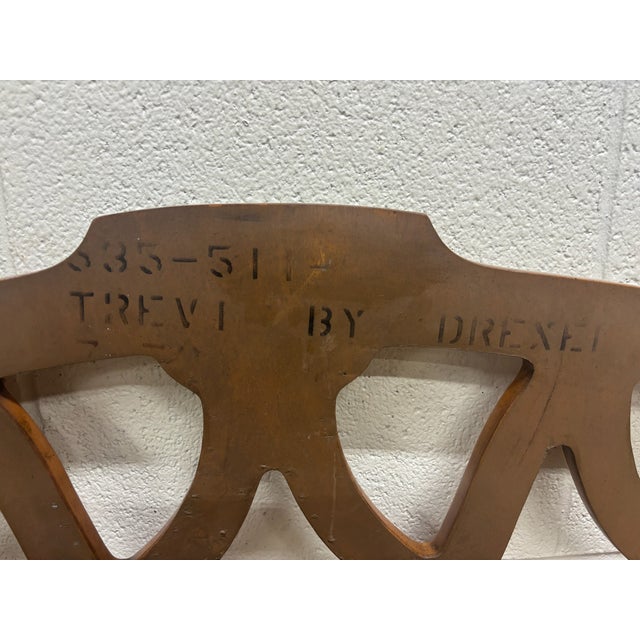 Vintage King Size Drexel Trevi Collection 335-51 Poster Headboard For Sale - Image 10 of 10