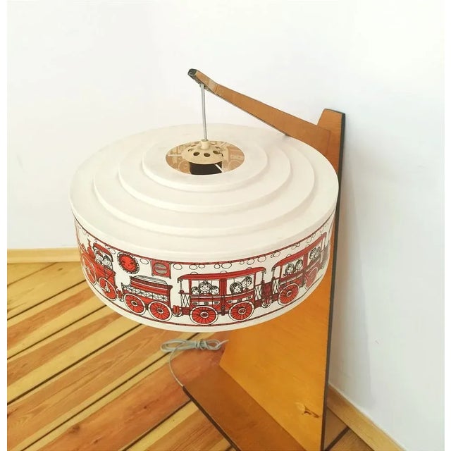 Wall lamp czechoslovakia design. Mezulanik. Damaged lampshade, cracked, arm bent, electrical installation efficient....