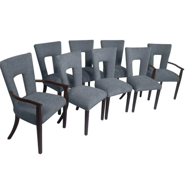 Mid-Century Style Dining Chairs - Set of 8 For Sale
