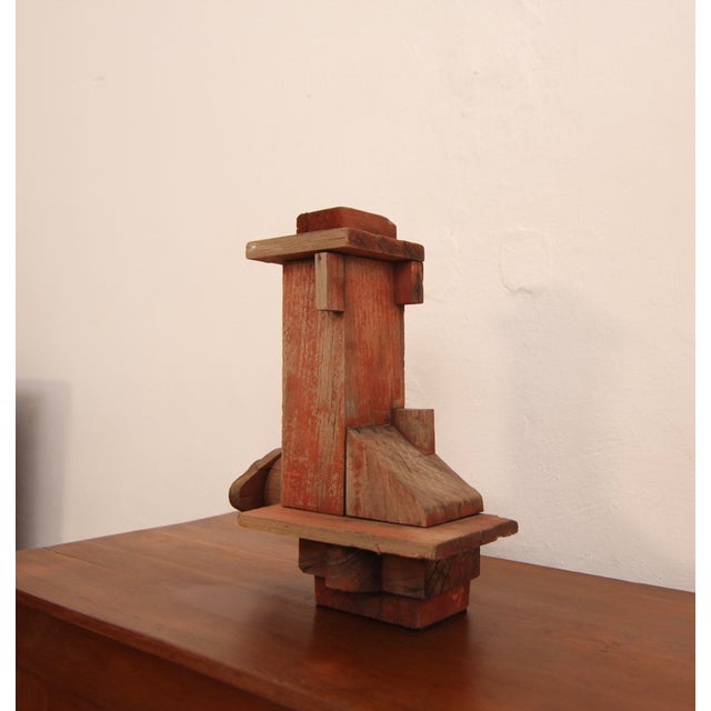 Early 20th Century Wooden Casting Pattern Object with Original Patina For Sale - Image 6 of 16