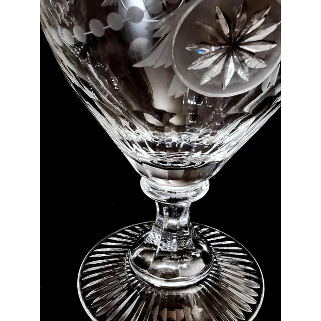 Glass 1990s Yeoward William “Collection Crystal” English Goblet For Sale - Image 7 of 13