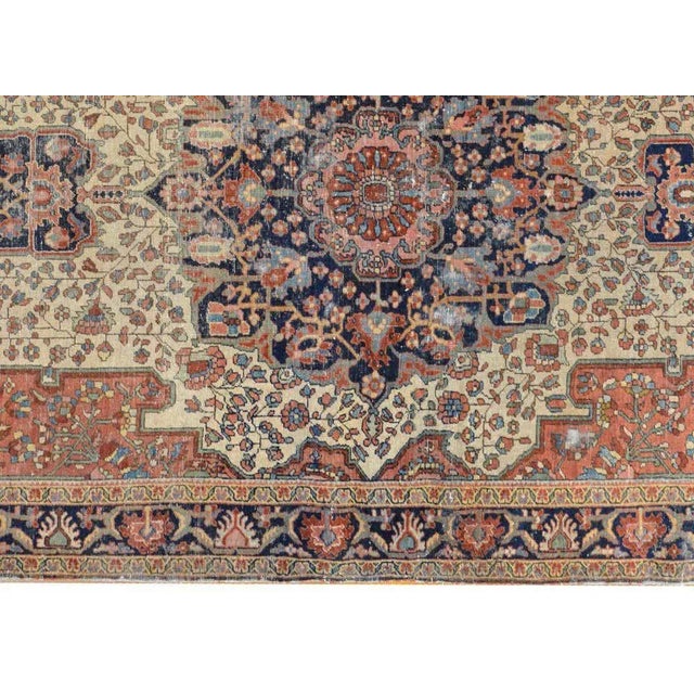 Early 20th Century Sarouk Farahan Rug For Sale - Image 9 of 11