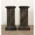 Wood Reproduction Faux Marble Pedestals - a Pair For Sale - Image 7 of 9