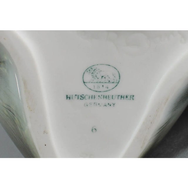 Mid 20th Century Hutschenreuther Germany Vintage Porcelain Penguin With Baby Sculpture Figure For Sale In Miami - Image 6 of 7