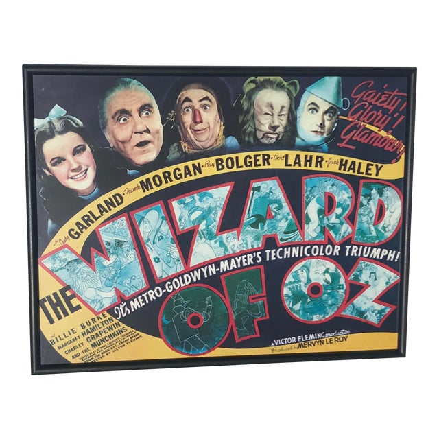 The Wizard of Oz (Mgm, 1939) Lobby Card Reproduction Framed Poster For Sale