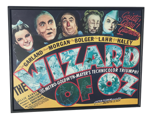 The Wizard of Oz (Mgm, 1939) Lobby Card Reproduction Framed Poster