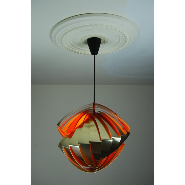 Mid-Century Modern Danish Konkylie Pendant by Louis Weisdorf for Lyfa, 1960s For Sale - Image 3 of 12