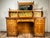 Antique Victorian Aesthetic Movement Oak Desk in Original Finish C. Late 19th Century For Sale - Image 4 of 14