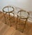 Maison Jansen 1940s Pair of round bar carts with removable tops, Maison Jansen, Attributed For Sale - Image 4 of 12